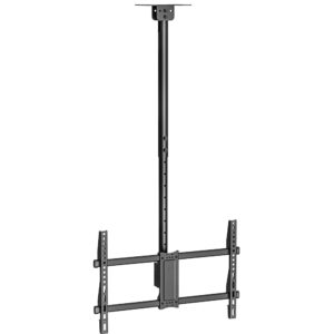 Height adjustable TV ceiling mount bracket for 52-83" TVs